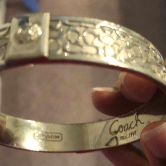 Silver Coach C bracelet - Picture 2 of 2